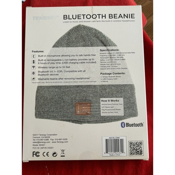 Bluetooth Beanie - Black NIP - Picture 5 of 10